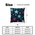 thumbnail image 5 of Snowflake Covers- Set of 2 Throw Pillows in Various Sizes (16x16, 18x18, 20x20 inches) with Stylish Patterns for Home Decor and Comfort - Pillow Inserts Included, 5 of 6
