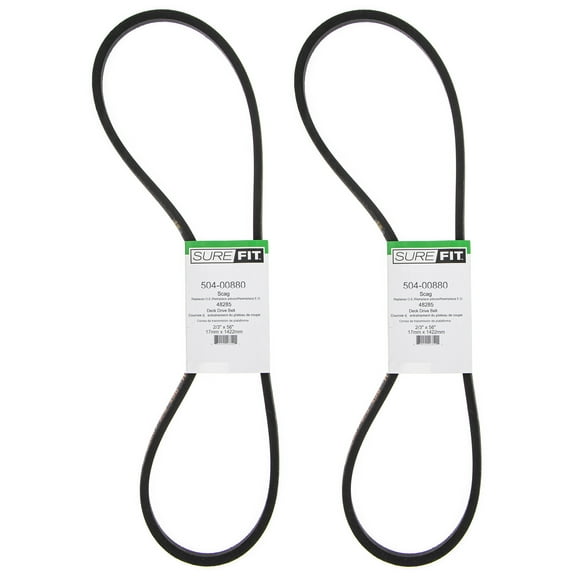 SureFit RH Blade Drive Belt for Scag 48285 Exmark 1-403105 52" Super Z 2PK