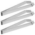 thumbnail image 1 of 3Pcs Fish Bone Tweezers Manual Precision Tweezers Feather Removal Tools (Silver), 1 of 6