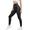 Black, variant on Lentta Streamlined Workout Leggings for Women High Waist Tummy Control Sculpting Gym Yoga Pants