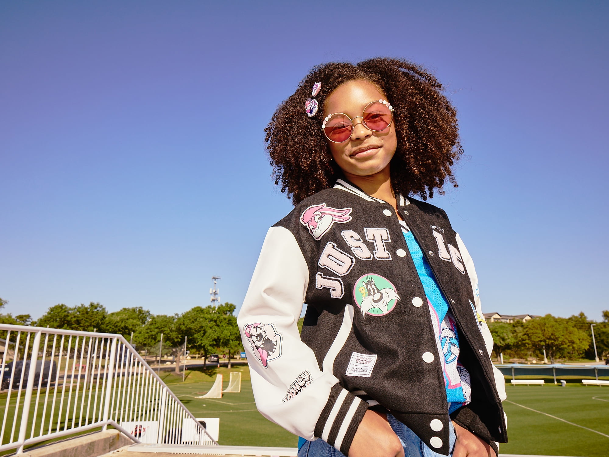 Justice x Looney Tunes Bomber, Sizes XS - XLP