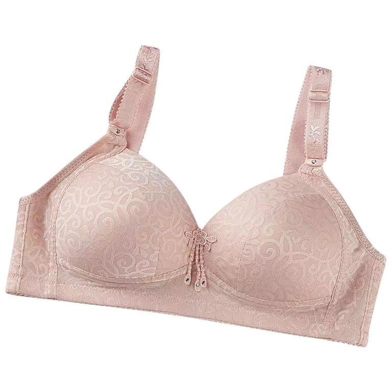 Bigersell Wireless Full-Coverage Bras for Women Embellished