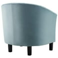 thumbnail image 2 of Modway Prospect Channel Tufted Performance Velvet Armchair in Light Blue, 2 of 6