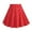 Red, variant on ANINEO Girls Polka Dot Mini Stretch Waist Full Round Skater Skirts for Party or Sport 3-12 Years