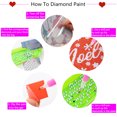 thumbnail image 2 of Posavasos DIY antideslizante diamante pintura mosaico mesa mantel redondo Kit regalos de Navidad FLhrweasw Nuevo, 2 of 9