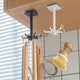 thumbnail image 2 of Gancho Plegable Giratorio Multiusos Negro con 6 Soportes Autoadhesivos para Cocina, 2 of 9