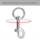 thumbnail image 4 of 4PCS Swivel Eye Bolt Snap Hook 316 Stainless Steel Marine Grade Scuba Diving Clip for Ship 5#, 4 of 5