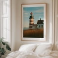 thumbnail image 6 of West Quoddy Head Lighthouse, Lubec - Lubec Maine Photography Lighthouse Coastal Scenic Landscape Vintage Architecture Rustic Unframed Wall Art Print 9 x 12 inches, 6 of 13