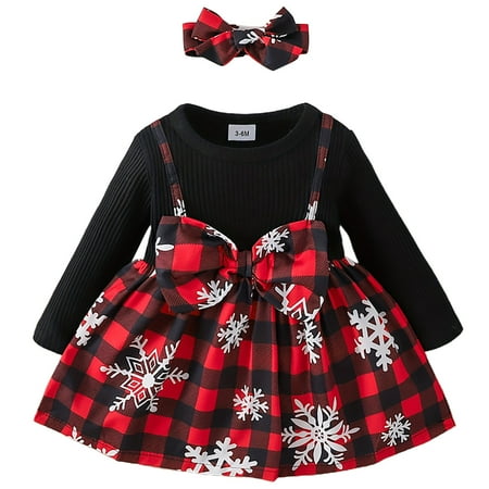 

Icvfdpl Toddler Crew Neck A-Line Long Sleeve Printing Comfort Waist Princess Fall Winter Clothes Lightweight Soft Breathable Dresses