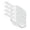 Clear, variant on erfcxs 4pc Middle Size Multi Purpose Scoop Square Scoop Ice Scoop Fruit Scoop