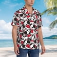 thumbnail image 5 of Haiem Cute Dog Printed Hawaiian Shirt for Men - Men’s Casual Beach Summer Shirts - Stretch Fabric with Modern Fit-Medium, 5 of 9