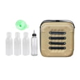 thumbnail image 4 of Bolsa de almacenamiento para condimentos de picnic, estuche para herramientas de camping con embudo, contenedor portátil para equipo de camping para Caqui, 4 of 8