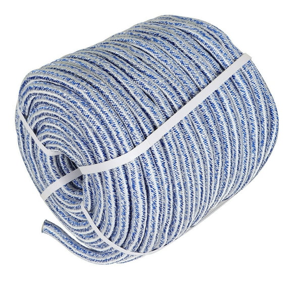 3/4 "x 150‘’ 24 Strand Braid Polyester Rope Heavy Duty Rigging Rope 20000 lbs, High Strength, Low Stretch, Torque Free