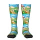 thumbnail image 1 of Fotbe Farm Animals Calcetas Divertidas Estampadas para Hombre y Mujer, Calcetas de Algodón hasta la Rodilla para Caminar, Correr, Enfermería y Embarazo, 1 of 6