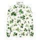 thumbnail image 2 of TaTaai Ladies St. Patrick's Day Print Satin Long Sleeve Button Up Shirt Fashion Lapel Casual Loose Blouse Satin Top for Daily Party Office Vacation Spring Winter Wear Gift, 2 of 5
