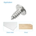 thumbnail image 4 of Uxcell #8 x 3/8" 304 Stainless Steel Phillips Head Self Tapping Screws 50 Pack, 4 of 5