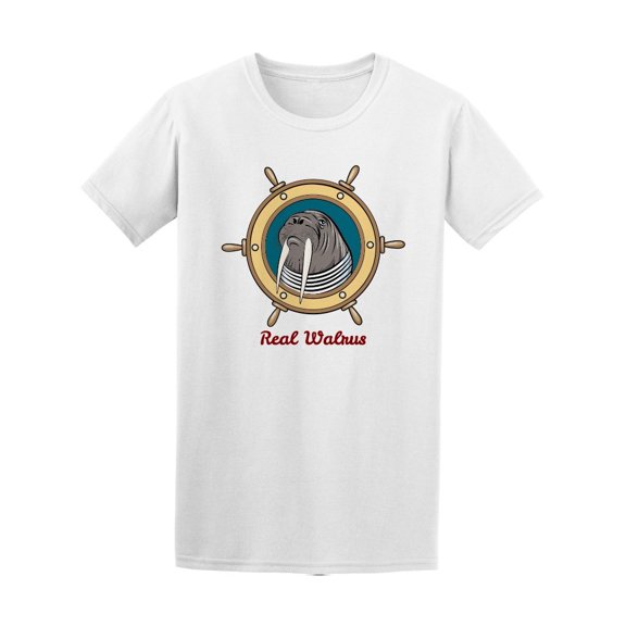 Real Walrus Nautical Hipster Tee Men's -Image by Shutterstock
