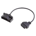 thumbnail image 2 of LOVIVER OBD1 7Pin Male to OBD 2 OBD II 16-Pin Diagnostic Adapter Cable For EFI, 2 of 6