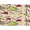 thumbnail image 1 of Ahgly Company Tapis Rectangulaire Lavable en Machine Intérieur Transitionnel Kaki Or, 2 Pieds x 4 Pieds, 1 of 7