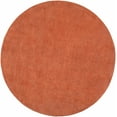 thumbnail image 6 of BoutiqueRugs Welch Boho Hand Loomed Wool Natural Fiber Soft Area Rug - Modern Minimalist Solid Color Carpet for Living Room, Bedroom - Burnt Orange - 5' x 8' (5x8 Area Rug), 6 of 15