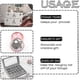 thumbnail image 5 of 6 Pieces Small Heart Shaped Padlocks, Antique Padlocks, Metal Mini Locks with Key, 5 of 5