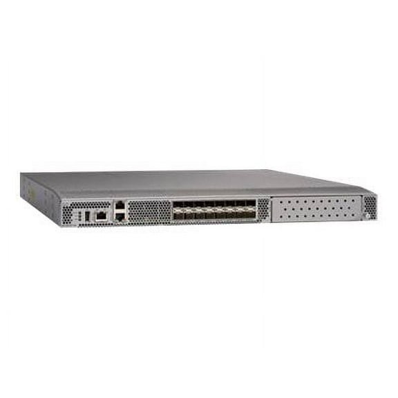 Cisco MDS 9132T - Switch - managed - 8 x 32Gb Fibre Channel SFP  - front and side to back - rack-mountable