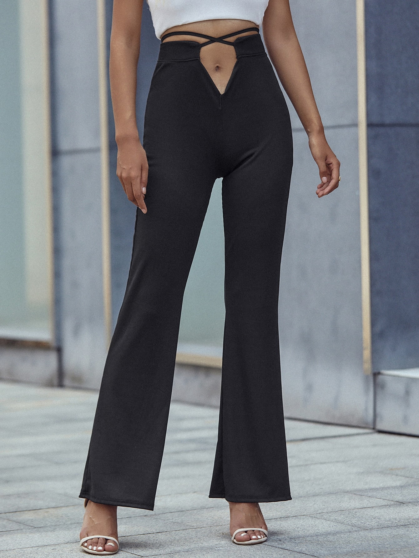 Flare Leg Pants 66313W22112 