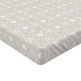 thumbnail image 2 of Ambesonne Floral Fitted Sheet, Pastel Flowers and Dots, Twin XL Size, Pale Mauve and White, 2 of 3
