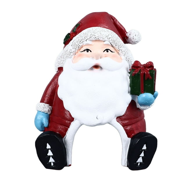 Decoración navideña para pecera decoración navideña para acuario resina de paisajismo multiusos adornos navideños para pecera para acuario oficina en casa ANGGREK Otros