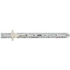General Tools 300/1 Flexible Precision Rule, 6", Stainless Steel, Each