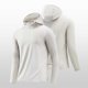 thumbnail image 1 of pstuiky camisas de manga larga para hombre, Blusa deportiva informal de manga larga con capucha y cuello de color liso para hombre camisetas de hombre xs, 1 of 4