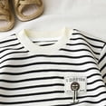 thumbnail image 7 of Hessimy Toddler Boy Short Sleeve Shirt Set Kids Graphic Tee Shirt with Short Summer Clothes Set,Cool Graphic(Beige,12-18 Months), 7 of 7