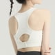 thumbnail image 5 of Ropa interior deportiva para mujer con cremallera en la parte delantera, ropa interior de yoga de alto impacto para entrenamiento, ropa interior acolchada inalámbrica de alto soporte, color, 5 of 5
