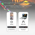 thumbnail image 4 of 2 Channels Recording Sound Card with Driver Free Audio Interface, 2-in 2-out USB Sound Card 24 Bit/192khz 48V Phantom Power Supply for Professional Recording of Live Streaming, 4 of 6