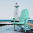 thumbnail image 5 of PolyTEAK Element Collection Poly Lumber All Weather Adirondack Chair, Blue, 5 of 8