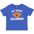 thumbnail image 3 of Inktastic My First Halloween with Pumpkin and Stars Boys or Girls Baby T-Shirt, 3 of 5