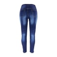 thumbnail image 5 of Women's High Rise Stretch Skinny Jeans Casual Slim Fit Elastic Waist Denim Pants, 5 of 6