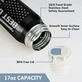 thumbnail image 3 of Best Dad Ever 17oz Stainless Steel Black Silver Bullet Tumbler - Gifts for Dad from Daughter Son Wife, Dad Gifts - Dad Birthday Gift, Dad Christmas Gifts, Birthday Gifts for Men, 3 of 6