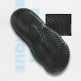 thumbnail image 4 of Zapatillas para hombre talla grande, diseño moderno para verano, ideales para exteriores, playa o uso en casa, color negro, talla 43., 4 of 6