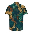 thumbnail image 5 of Aloohaidyvio big and tall shirts ,Mens Color Block Hawaii Print With Pocket Turndown Short Sleeve Shirt Blouse,Hawaiian Shirt for Men, 5 of 6