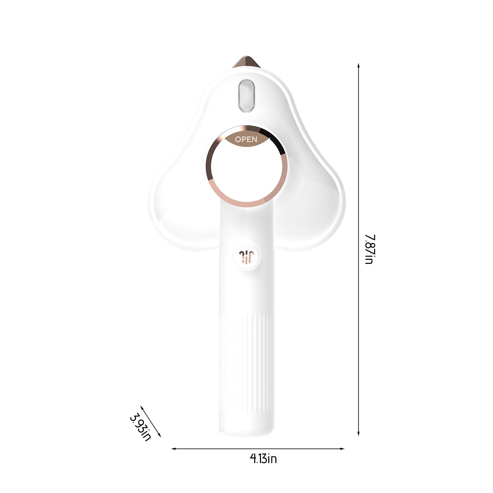 RoamHome Electric Portable Iron, Household Small Iron for Home Dormitary, Multifunctional Handheld Iron Clothes Ironing Machine, Home Supplies, Gift for Families (White, 1PC)
