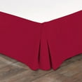 thumbnail image 2 of 100% Egyptian Cotton 1 PCs Box Pleated BedSkirt 21 inches (Hot Pink,Twin), 2 of 5
