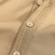 thumbnail image 3 of Blusa y camisa de manga corta con cuello alto para hombre, color liso, informal, con botones, de poliéster., 3 of 6