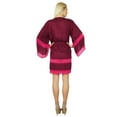 thumbnail image 2 of Bimba Women Rayon Kimono Sleeve Robe Bridesmaid Getting Ready Lace Coverup, 2 of 8