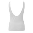 thumbnail image 5 of Sngxgn Womens Tank Tops Summer Tank Shirt V-Neck Sleeveless Blouse Camisole(White,L), 5 of 6