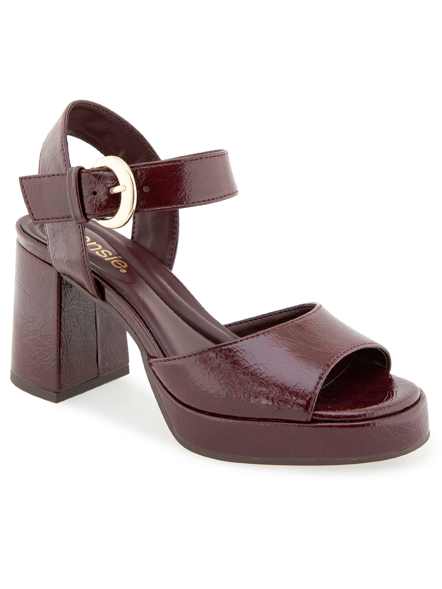 Kensie Women's Theresa Block Heel Platform Sandal
