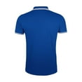 thumbnail image 3 of SOLS Mens Pasadena Tipped Short Sleeve Pique Polo Shirt, 3 of 5