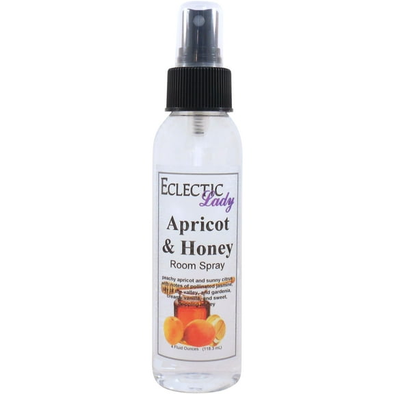 Apricot and Honey Room Spray by Eclectic Lady, 16 Ounces, Fragrant Aromatic Room Mist For Home, Room, Office