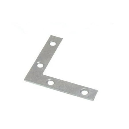 - Flat Corner Brace Bracket 50Mm X 12.5Mm X 1.8Mm 4Mm Hole BZP Pack 4