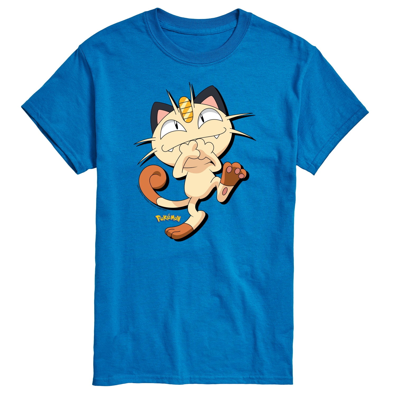 Pokémon - Meowth Shadow - Men's Short Sleeve Graphic T-Shirt - Walmart.com